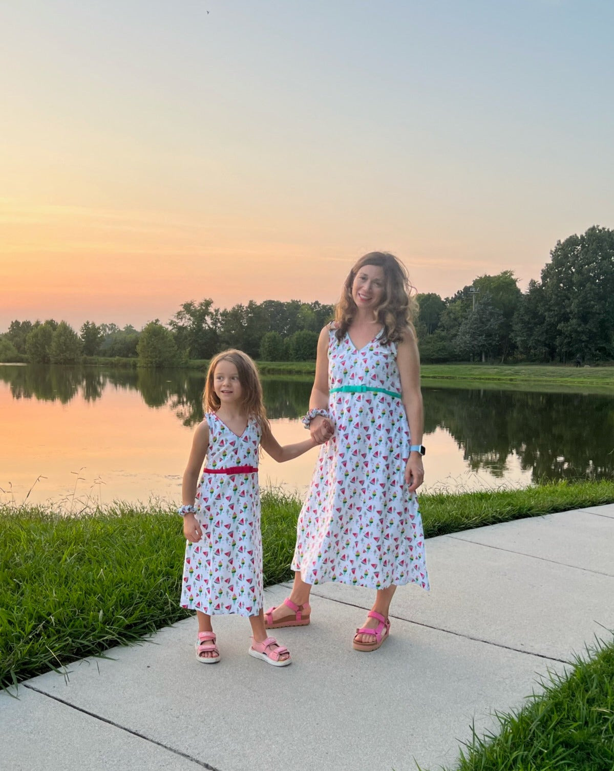 Watermelon Dress - Mom & Me