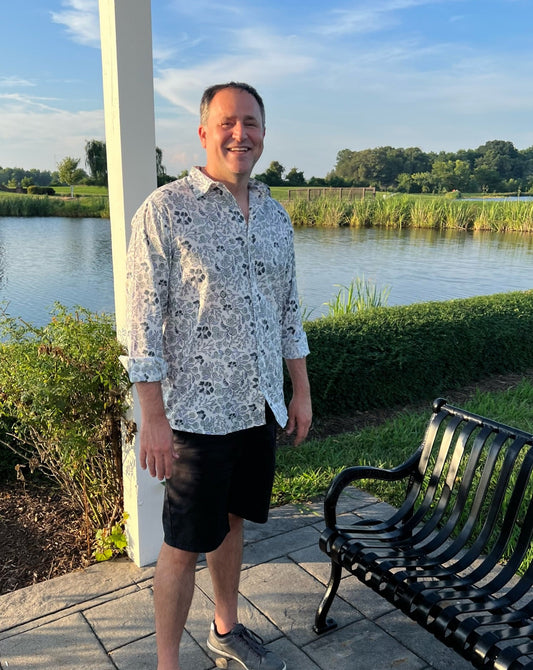 Men full sleeves printed shirt