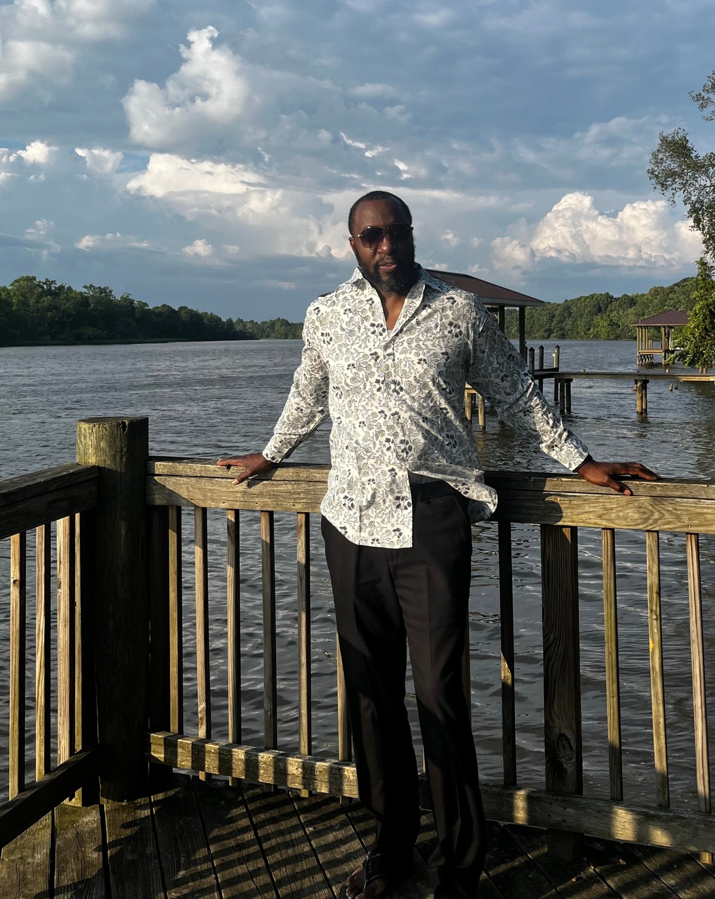 Men full sleeves printed shirt