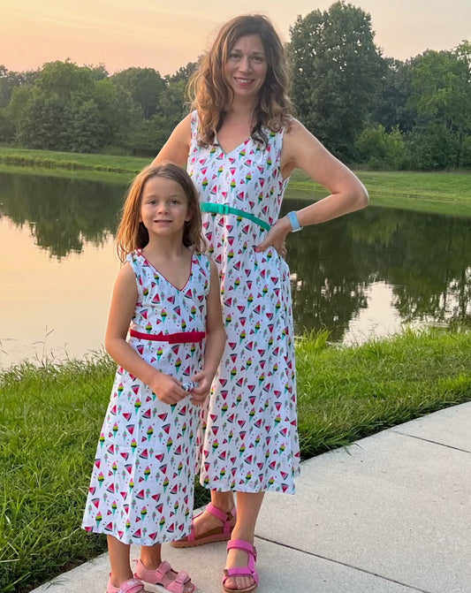 Watermelon Dress - Mom & Me