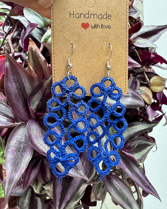 Ripple Tatting Earring