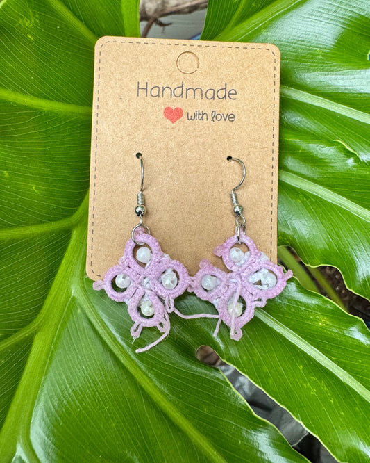 Pearlette Tatting Earring
